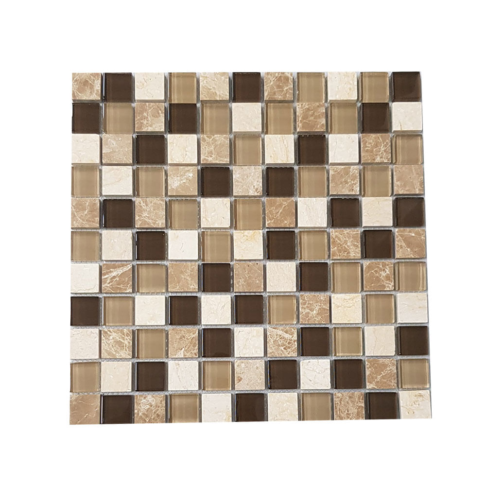 Pastilha de Vidro Sand Stone PR4838 2,5x2,5cm Placa de 30x30cm - Van Gogh