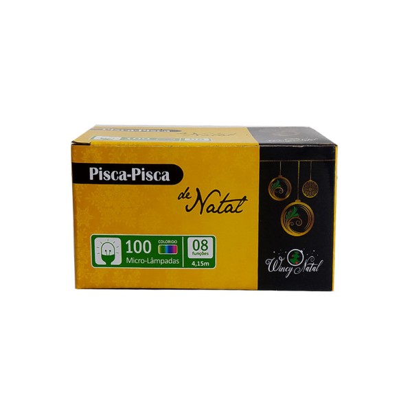 Encontraproduto.com.br - Pisca-Pisca Micro-Lâmpadas Colorido 4,15 Metros 220V Wincy