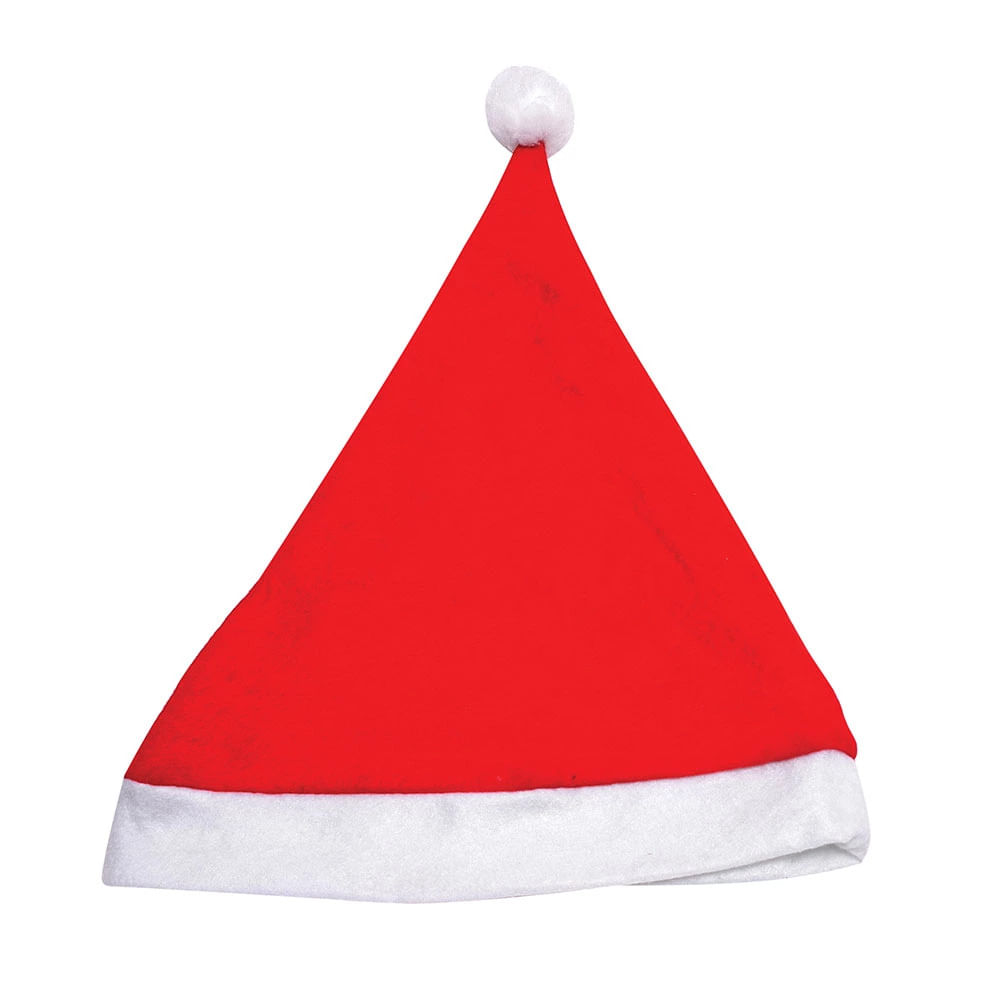 Encontraproduto.com.br - Gorro de Papai Noel Winth Feltro Vermelho