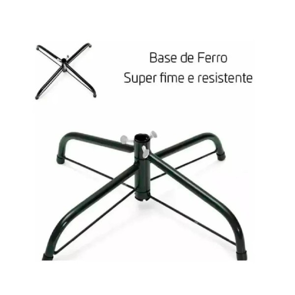 Encontraproduto.com.br - Arvore de Natal Pinheiro Nevado Verde 120cm 90 Galhos - Wincy