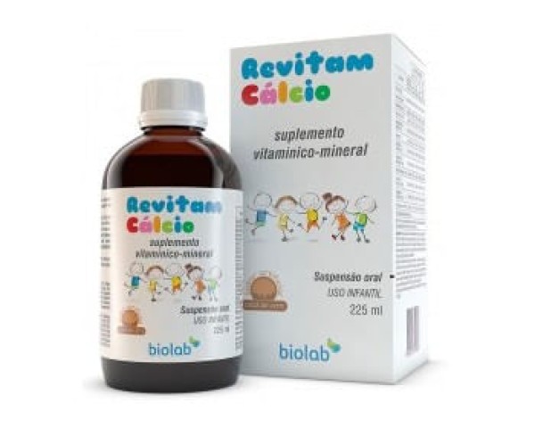 Encontraproduto.com.br - Revitam Cálcio Sabor Laranja 225Ml