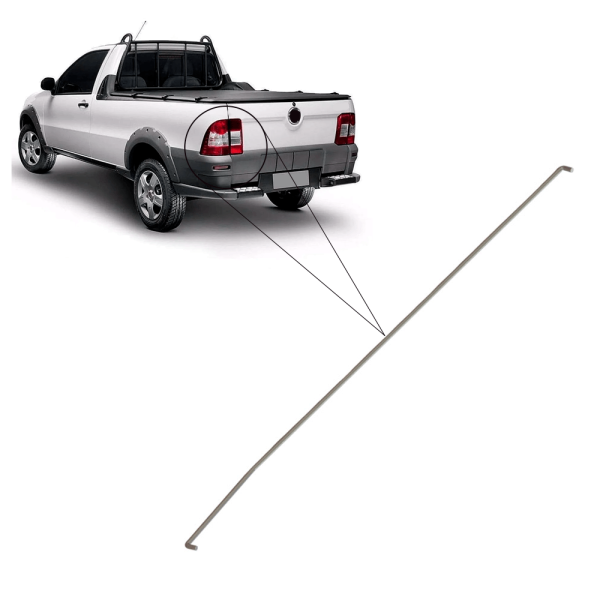 Encontraproduto.com.br - Haste Fechadura Tampa Strada 2004 a 2020 Esquerda