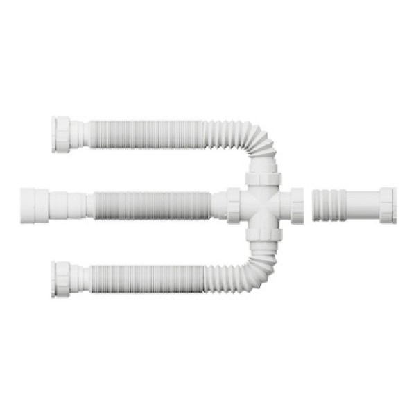 Sifão para Cuba Tripla 030406 Blukit