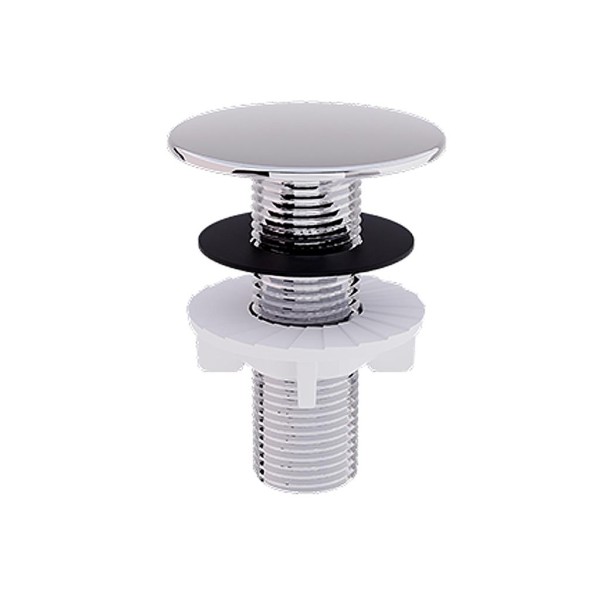 Encontraproduto.com.br - Plug Blukit Para Lavatório Cromado 91502