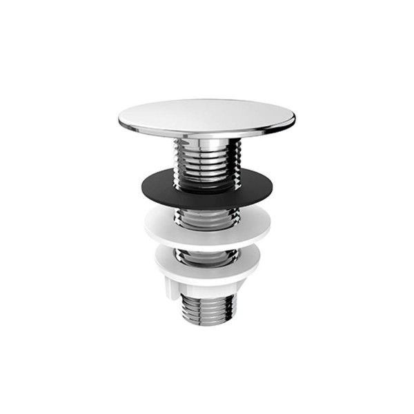 Encontraproduto.com.br - Plug Blukit Para Lavatório Cromado 91502