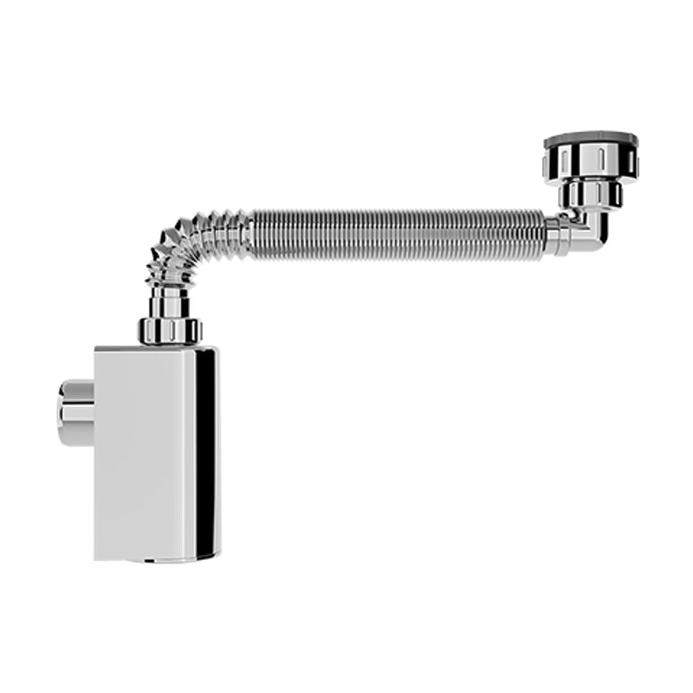 Encontraproduto.com.br - Sifão Copo Universal Parede para Lavatório Cromado - 031703-41 - Blukit