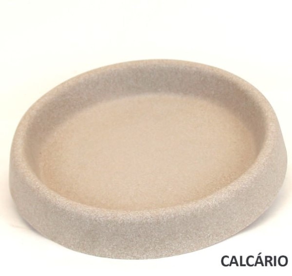Encontraproduto.com.br - Prato Redondo Riscatto n3 Calcário 32cm Vouga Decor