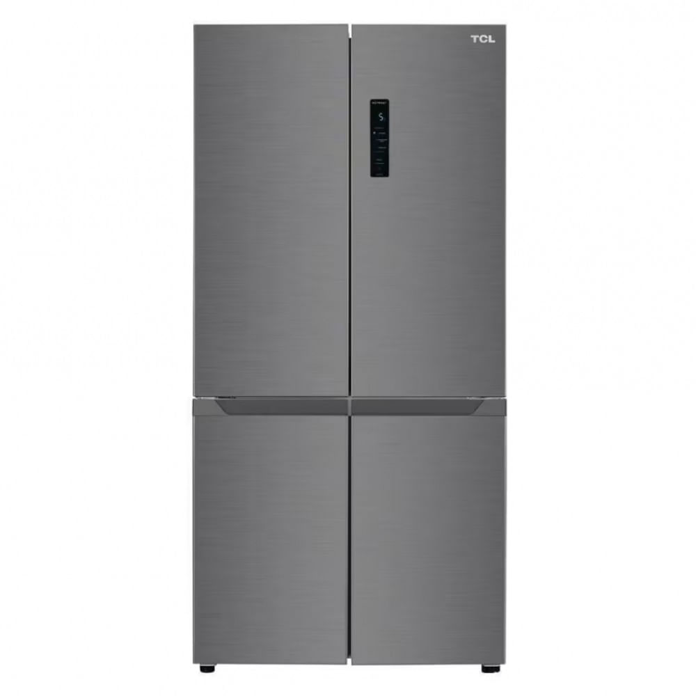 Encontraproduto.com.br - Geladeira TCL Multidoor C516CDN Inverter Frost Free Twin Eco Espaço Flex Metal Cooling Painel Digital com 4 Portas Inox - 516L
