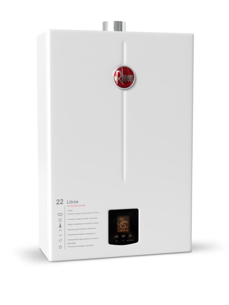 Encontraproduto.com.br - Aquecedor de Passagem Digital Rheem 22 L/min GLP RB3AP22PVPTIN – Bivolt