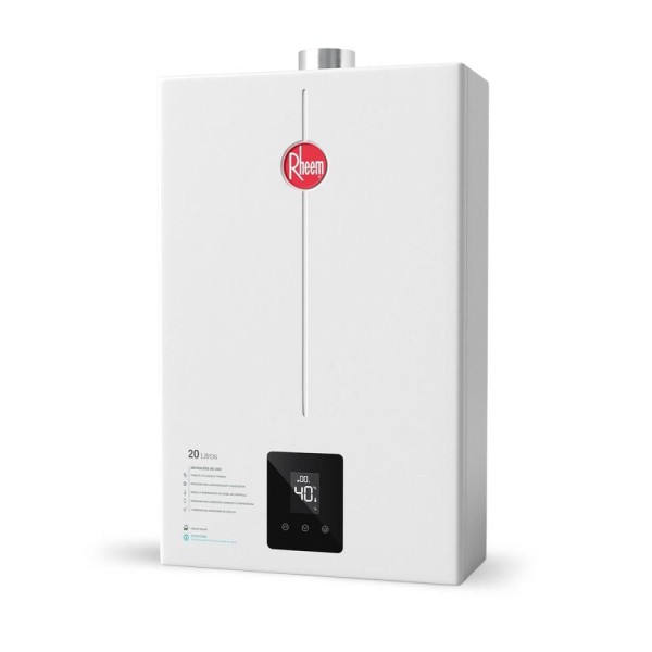 Encontraproduto.com.br - Aquecedor a Gás RB 20L GN Digital Exaustão Forçada Bivolt Rheem