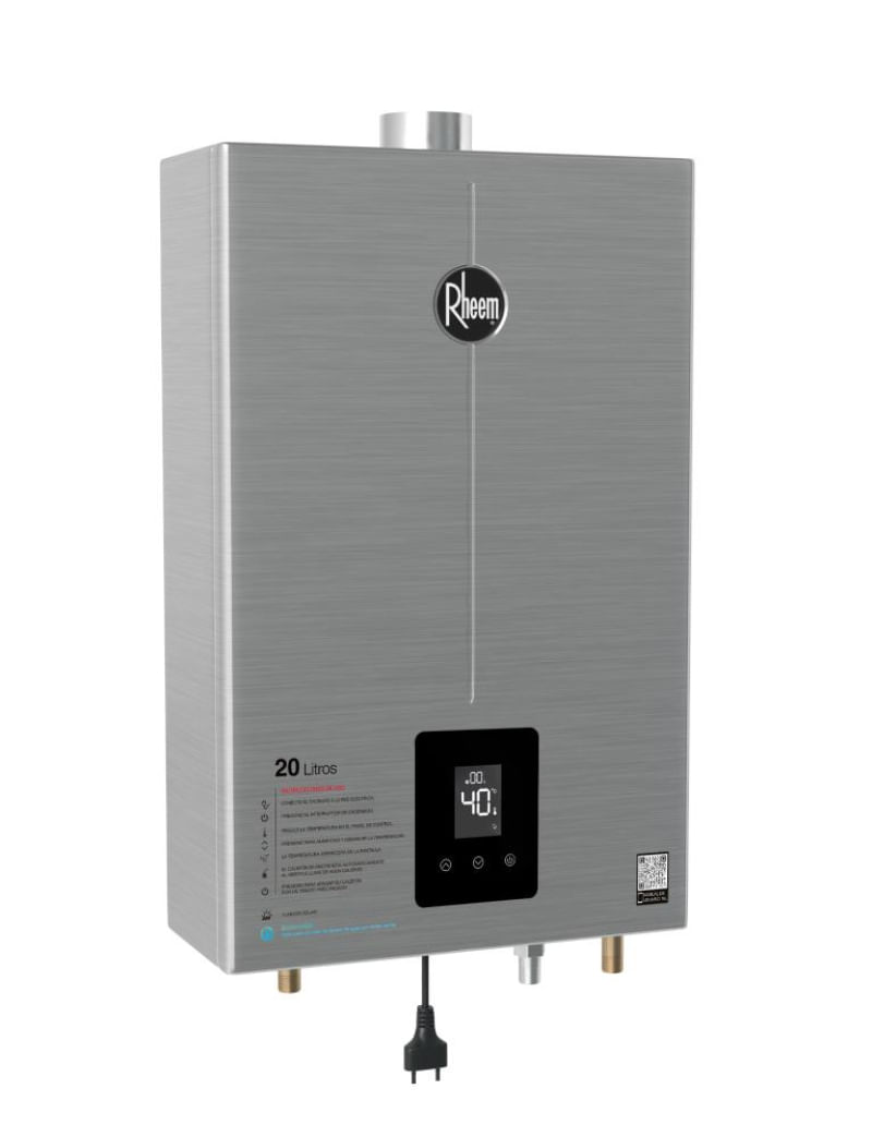 Encontraproduto.com.br - Aquecedor 20 litros digital Inox EF Bivolt GN Rheem