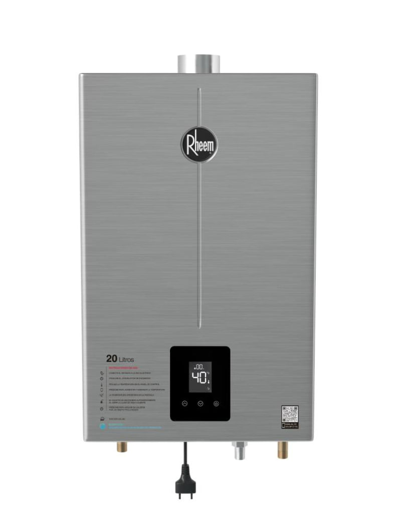 Encontraproduto.com.br - Aquecedor 20 litros digital Inox EF Bivolt GN Rheem