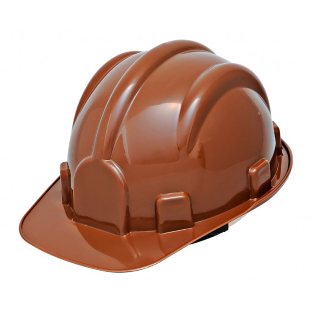 Encontraproduto.com.br - Capacete Deltaplus Aba Frontal Marrom Com Carneira Beryl