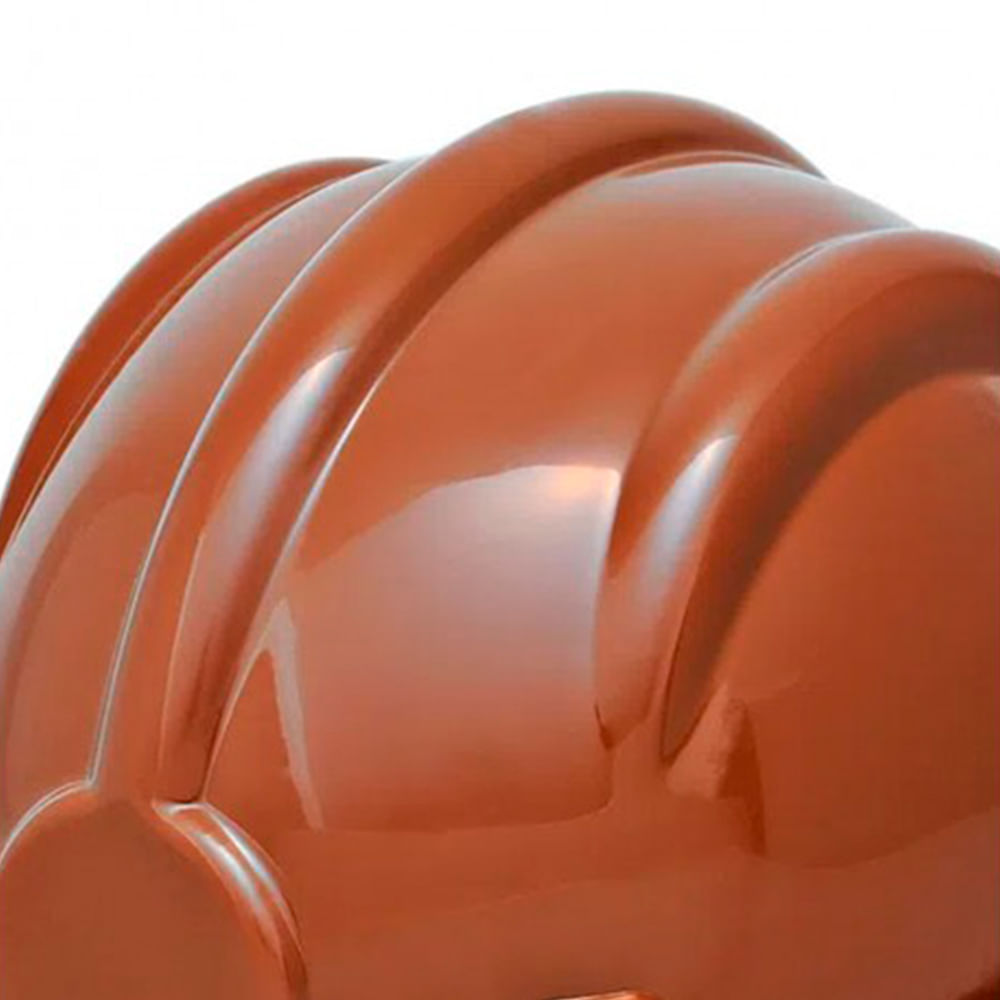 Encontraproduto.com.br - Capacete Deltaplus Aba Frontal Marrom Com Carneira Beryl