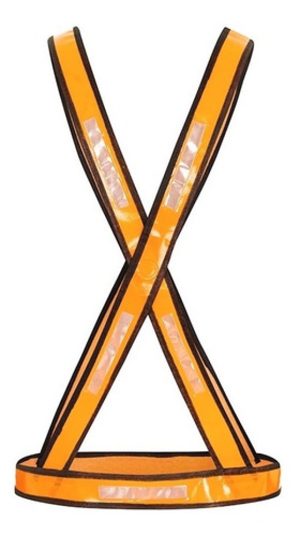 Colete X Laranja/Branco Refletivo Delta Plus