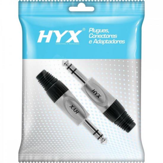 Conector P10 Macho Estéreo Niquelado HJ024S HYXPCT / 2