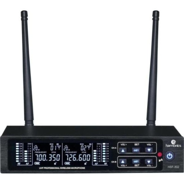 Encontraproduto.com.br - Microfone sem Fio Harmonics HSF300-2