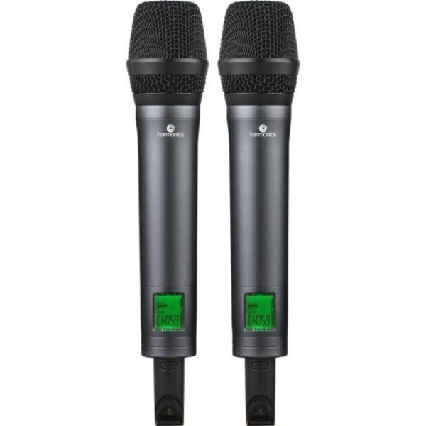 Encontraproduto.com.br - Microfone sem Fio Harmonics HSF300-2
