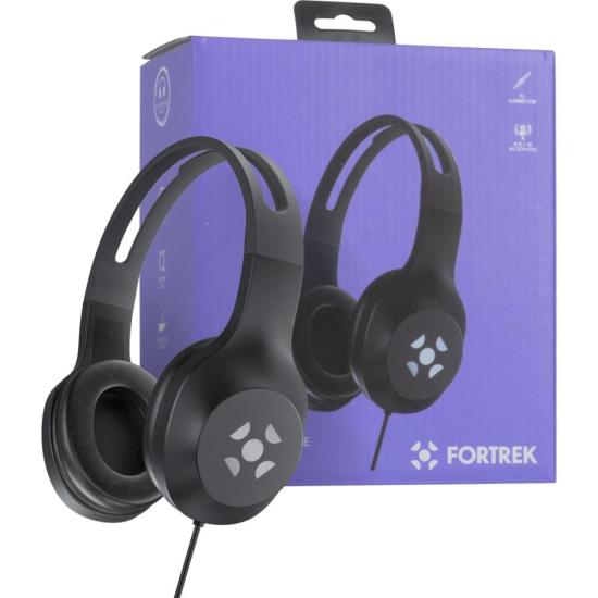 Encontraproduto.com.br - Fone De Ouvido Fortrek Fk 621a Com Microfone Preto