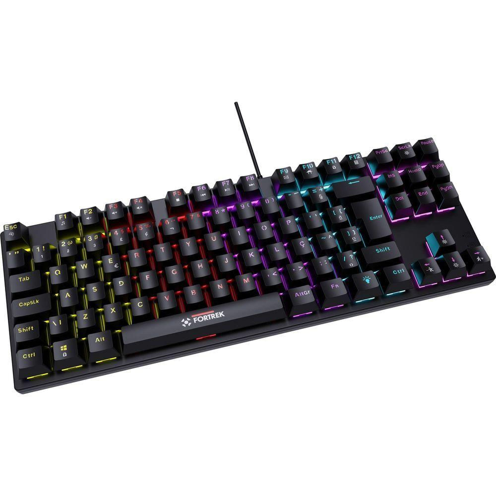 Teclado Gamer Mecânico Fortrek Gravity 80 Tkl Preto