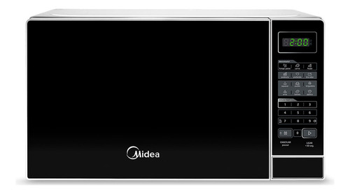 Mico-Ondas Midea 20 Litros Push Botton MRAS22 Branco e Preto 220V