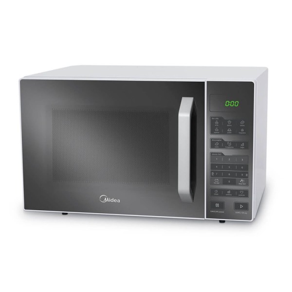 Encontraproduto.com.br - Micro-ondas Midea 35 Litros Branco Espelhado MXSA35E2 – 220 Volts