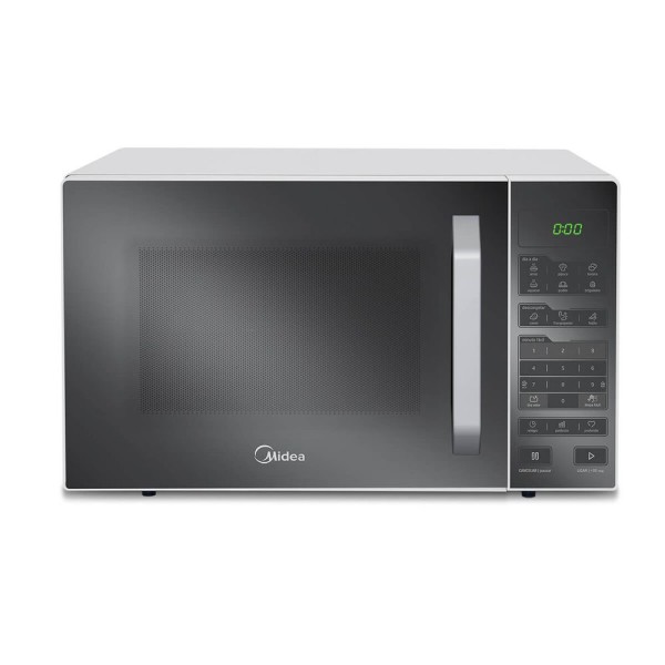 Encontraproduto.com.br - Micro-ondas Midea 35 Litros Branco Espelhado MXSA35E2 – 220 Volts
