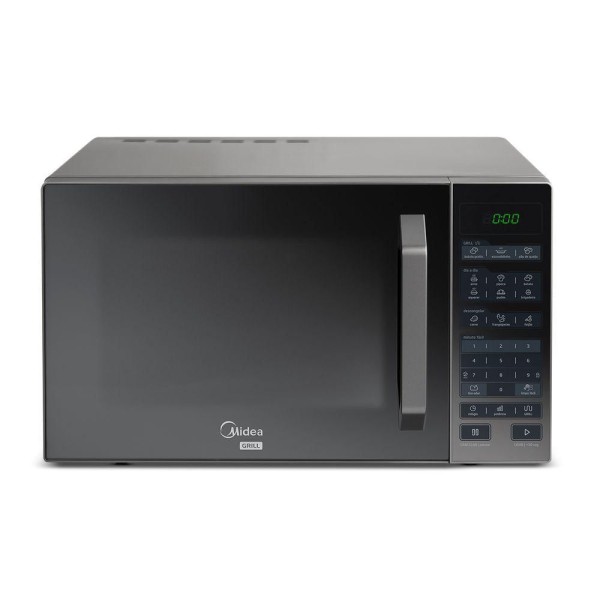 Encontraproduto.com.br - Micro-ondas 35L Grill Prata Espelhado Midea MXGA35S