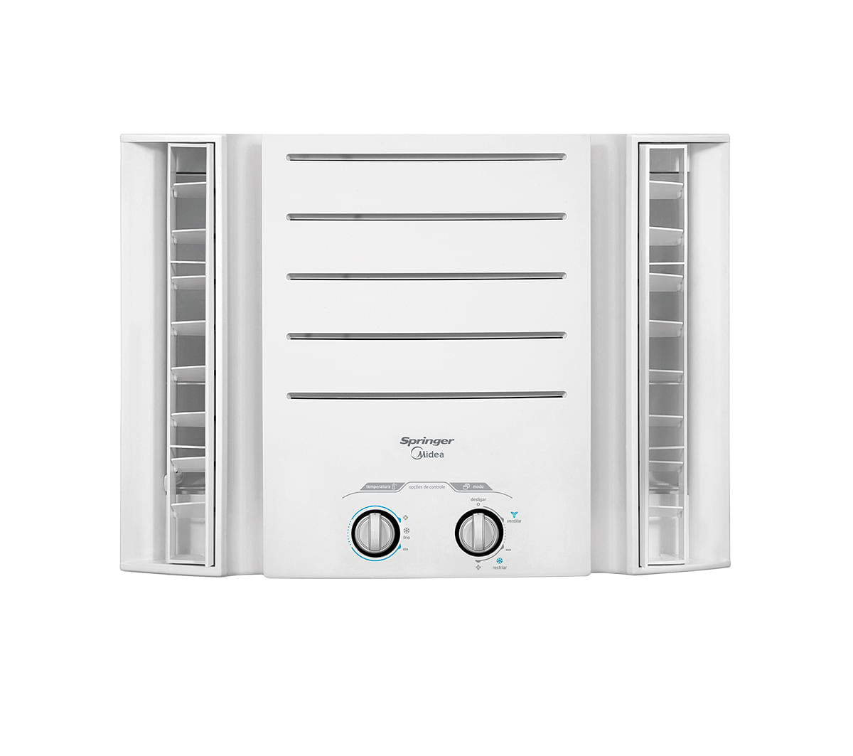 Encontraproduto.com.br - Ar Condicionado Janela Mecânico Springer Midea 10000 BTUs Frio 110V QCK108BB
