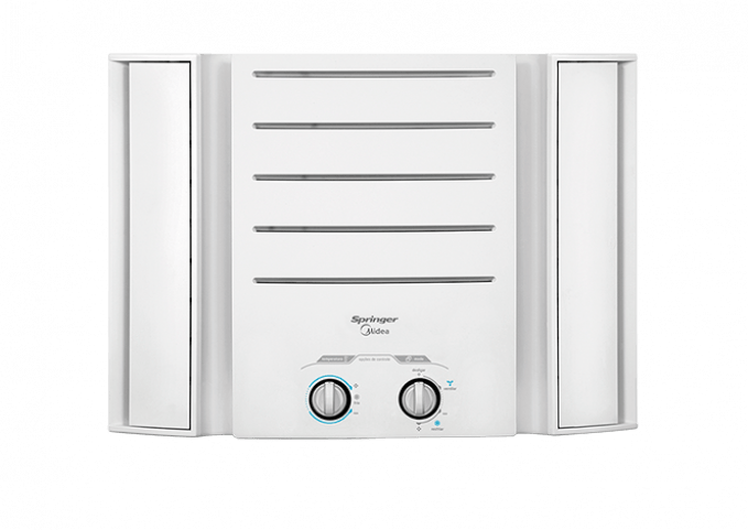 Encontraproduto.com.br - Ar Condicionado Janela Mecânico Springer Midea 10000 BTUs Frio 110V QCK108BB