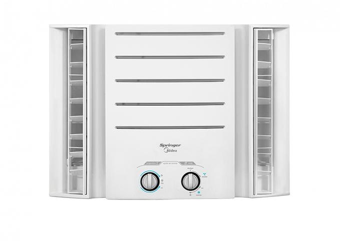 Encontraproduto.com.br - Ar Condicionado Janela Mecânico Springer Midea 10000 BTUs Frio 110V QCK108BB