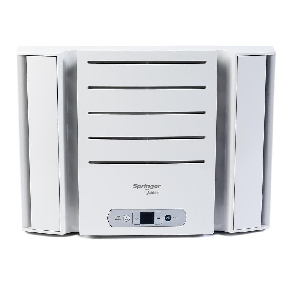 Encontraproduto.com.br - Ar Condicionado Janela Eletrônico Springer Midea 7500 BTUs Frio 220V QCK075RB