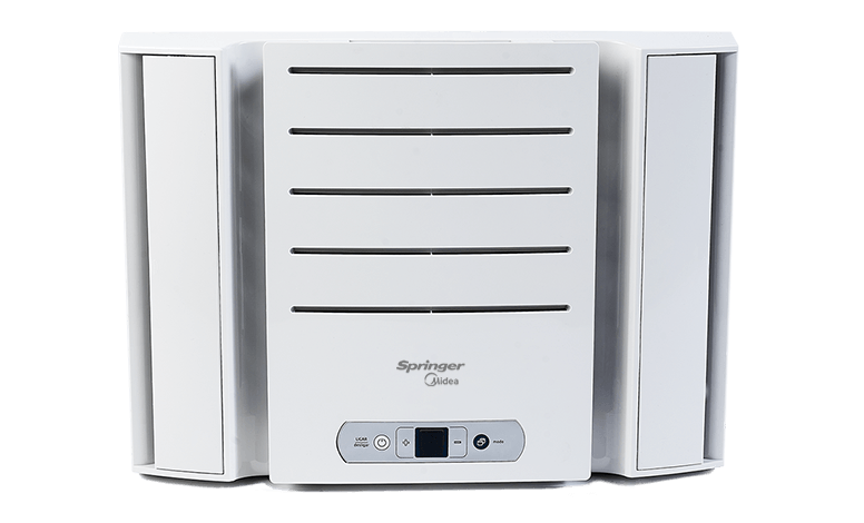 Encontraproduto.com.br - Ar Condicionado Janela Eletrônico Springer Midea 7500 BTUS Frio 110V QCK078RB
