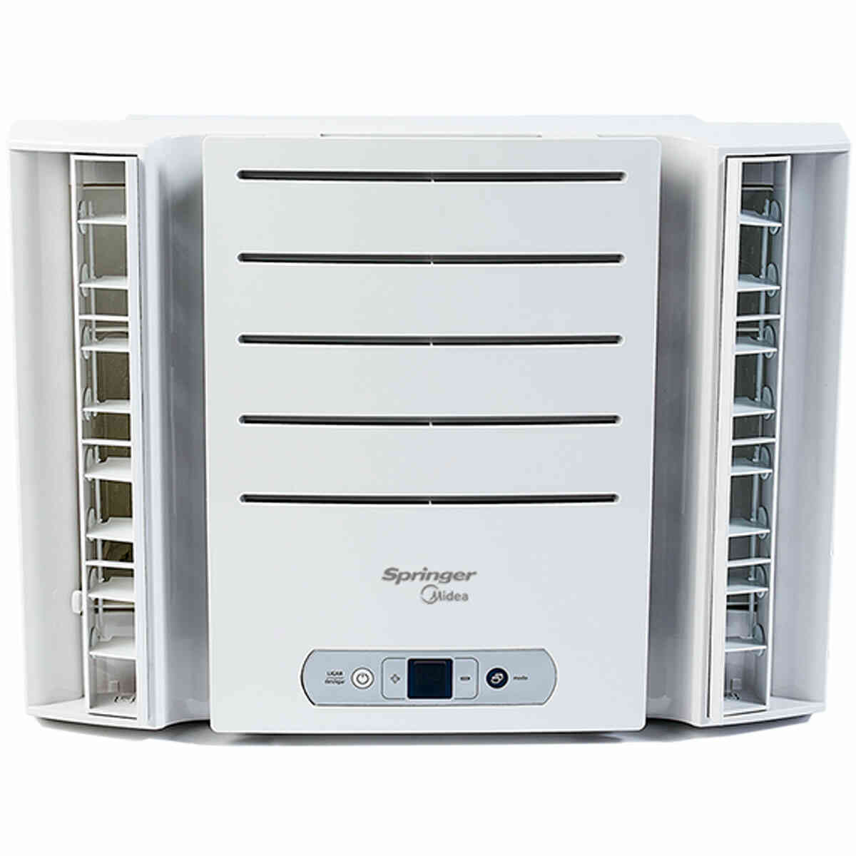Encontraproduto.com.br - Ar Condicionado Janela Eletrônico Springer Midea 7500 BTUS Frio 110V QCK078RB