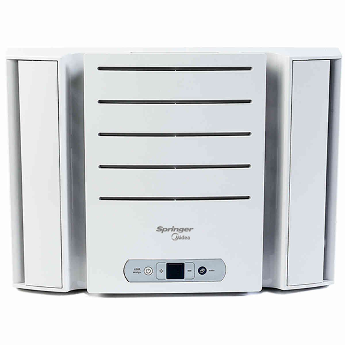 Encontraproduto.com.br - Ar Condicionado Janela Eletrônico Springer Midea 7500 BTUS Frio 110V QCK078RB