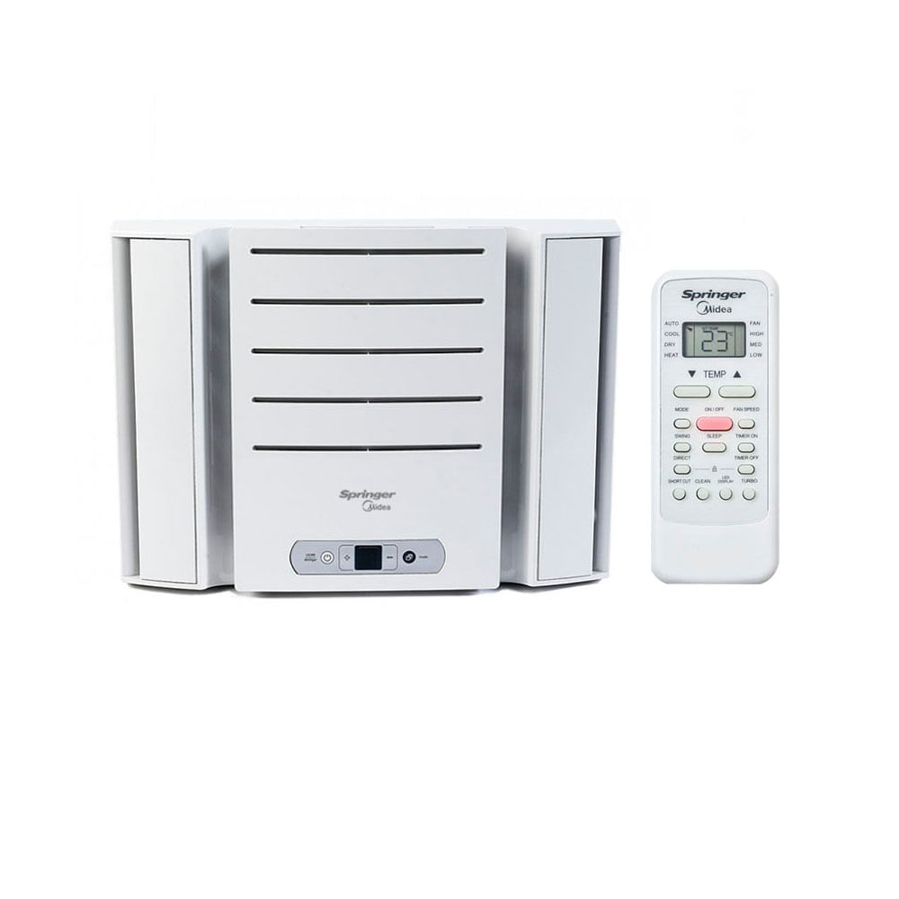 Encontraproduto.com.br - Ar Condicionado Janela Eletrônico Springer Midea 10000 BTUS Frio 110V QCK108RB