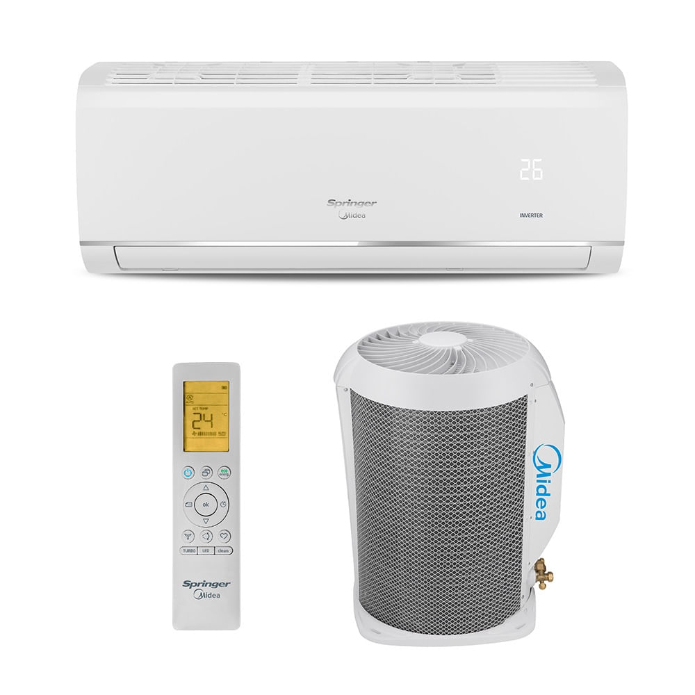 Encontraproduto.com.br - Ar Condicionado Split Hi Wall Inverter Springer Midea Airvolution Conect 9.000 BTUS Frio 220v R-32
