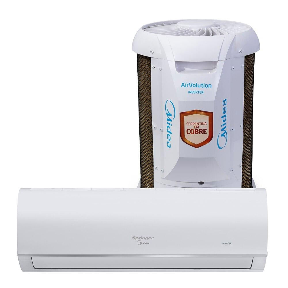 Encontraproduto.com.br - Ar Condicionado Split Springer Midea Airvolution Connect Inverter 22000 BTUs Frio 220V 38TVCI22S5