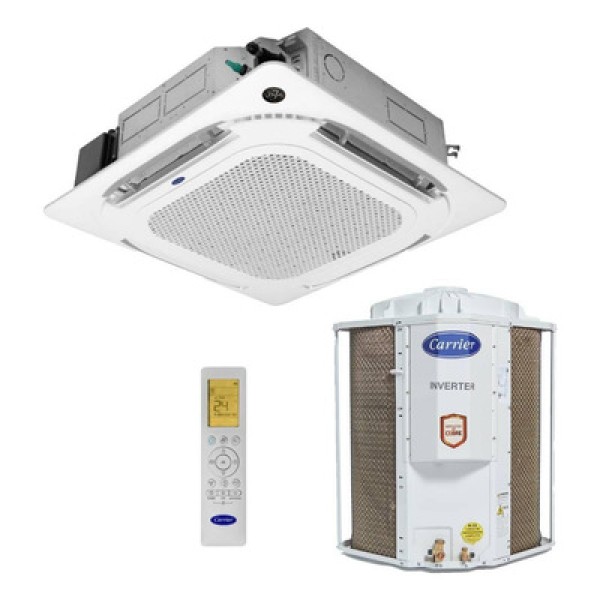 Encontraproduto.com.br - Ar Condicionado Split Cassete Inverter Carrier Connect R-32 36000 BTUs Quente/frio 220V Monofásico