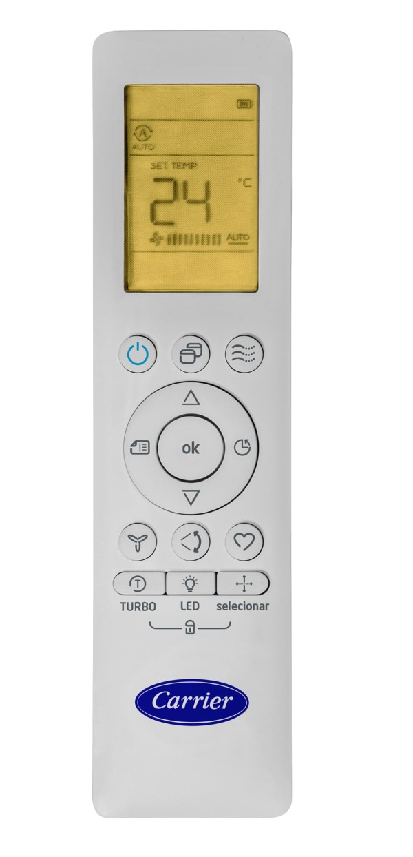 Encontraproduto.com.br - Ar Condicionado Split Cassete Carrier Inverter 18000 BTU/h Frio Monofásico 40KVQD18C5 – 220 Volts