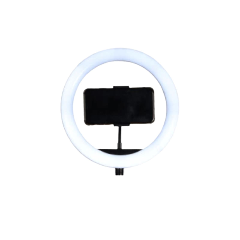 Encontraproduto.com.br - Ring Light Usb Tripe, 210cm, Iluminador, Sup Smartphone, MFVS-RLT210/BK Mymax