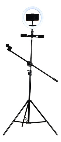 Ring Light Usb Tripe, 210cm, Iluminador, Sup Smartphone, MFVS-RLT210/BK Mymax