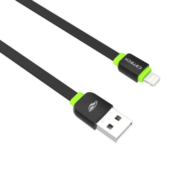 Encontraproduto.com.br - Cabo USB Lightning 2.0A 1 Metro Preto C3 TECH CB-110BK
