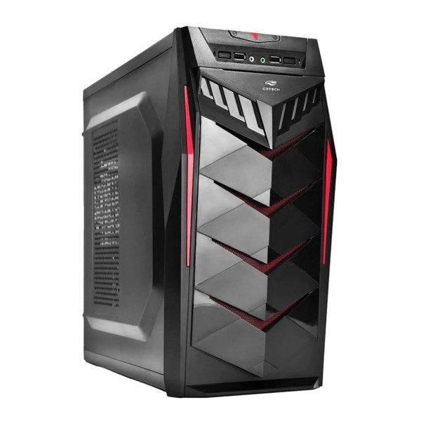 Encontraproduto.com.br - Gabinete Gamer C3tech Mt-g70 Bk, Sem Fonte