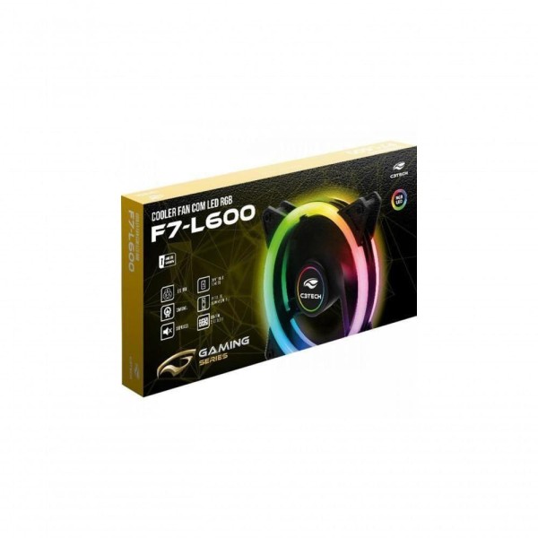 Encontraproduto.com.br - Kit Cooler Fan F7-L600Rgb C3Tech
