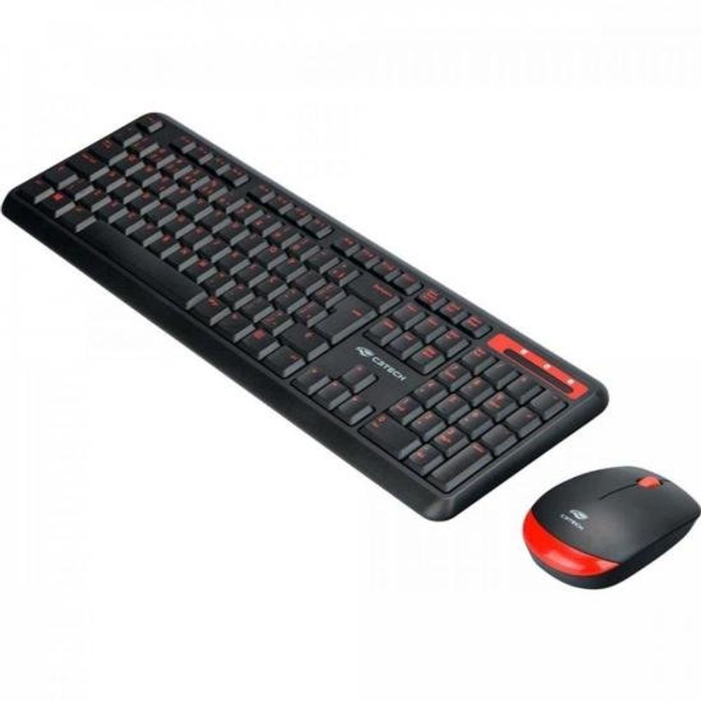 Encontraproduto.com.br - Kit Teclado E Mouse C3tech K-w100bk, Wireless, Abnt2, 1200dpi
