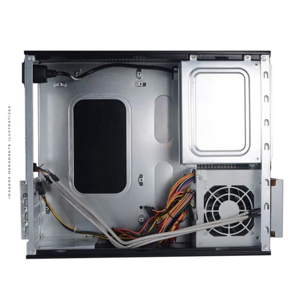 Encontraproduto.com.br - Gabinete Slim C3tech Dt-110bk, Fonte 200w, Micro Atx, Preto