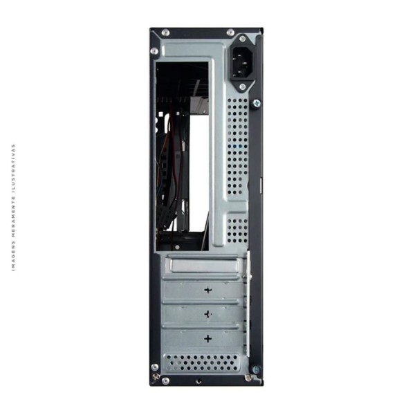 Encontraproduto.com.br - Gabinete Slim C3tech Dt-110bk, Fonte 200w, Micro Atx, Preto