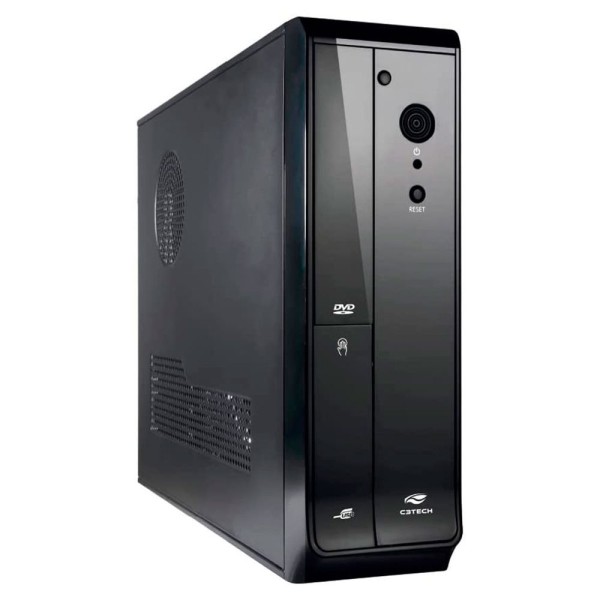 Encontraproduto.com.br - Gabinete Slim C3tech Dt-110bk, Fonte 200w, Micro Atx, Preto