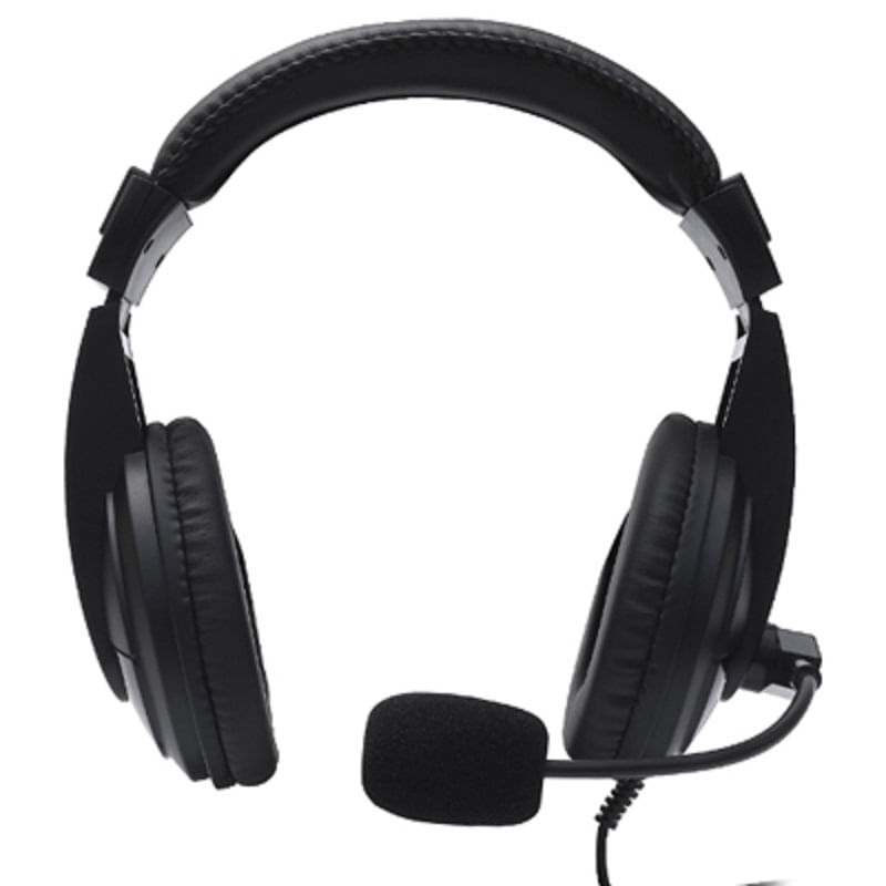 Encontraproduto.com.br - Fone de Ouvido Headset USB com Microfone Home Office Controle de Volume